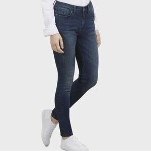 Kenneth Cole Reaction Mid Rise Dark Wash Skinny Jeans 2 Petite